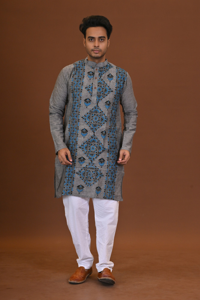 Handloom Kantha Kurta