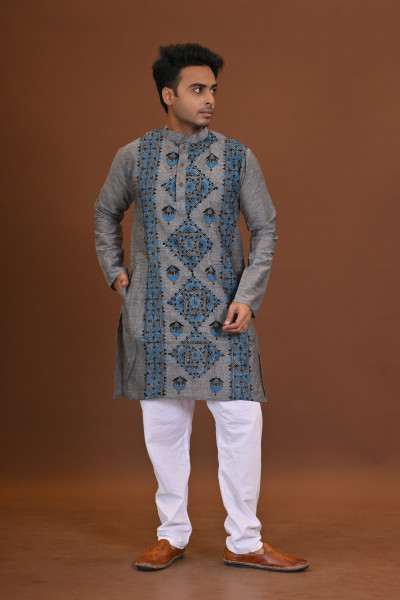 Handloom Kantha Kurta