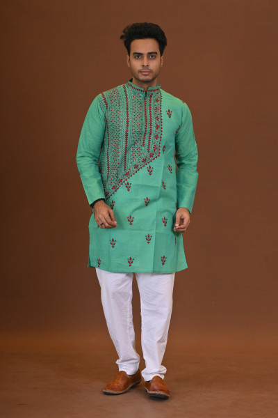 Handloom Kantha Kurta