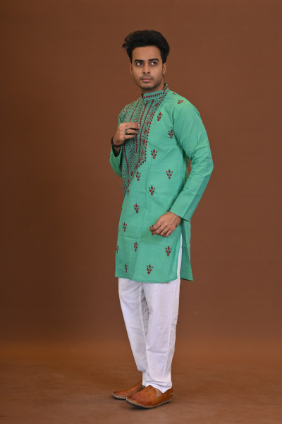 Handloom Kantha Kurta
