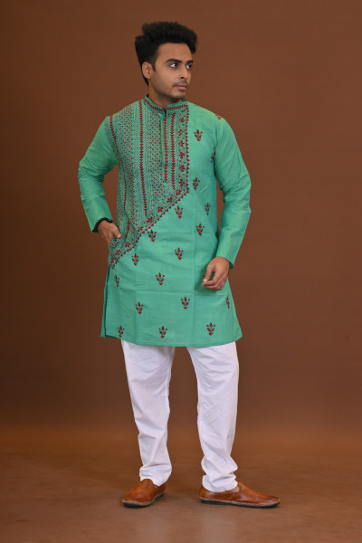 Handloom Kantha Kurta
