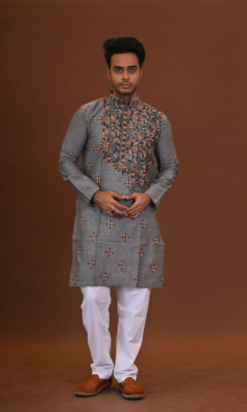 Handloom Kantha Kurta
