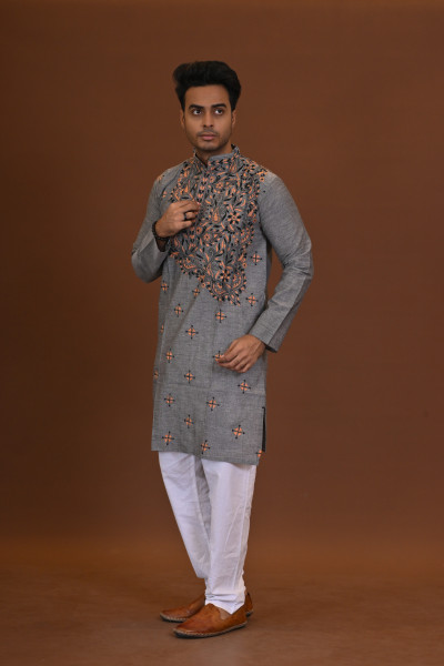 Handloom Kantha Kurta
