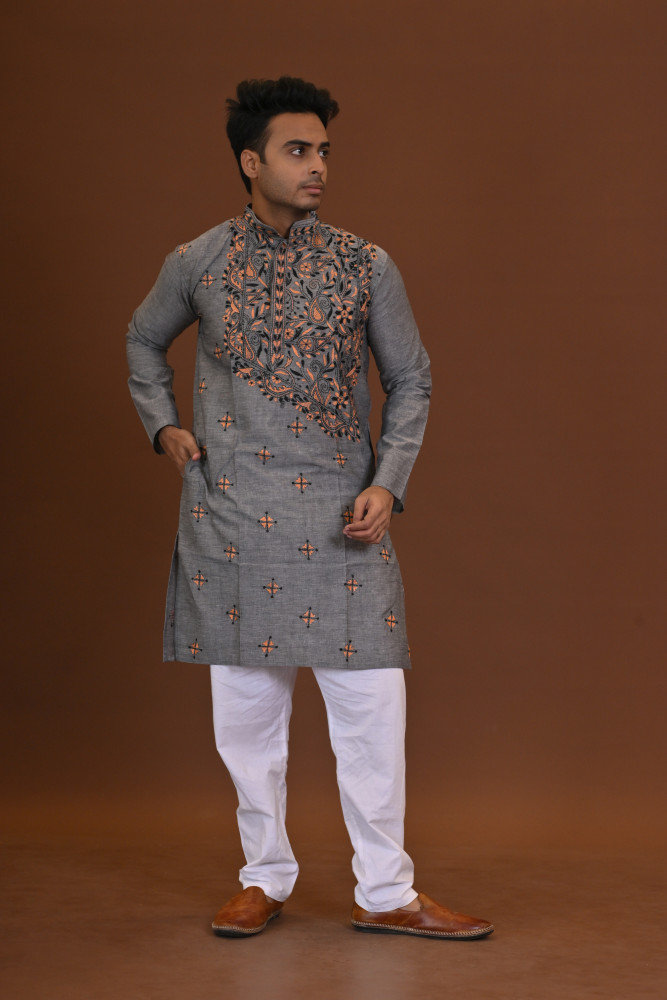Handloom Kantha Kurta