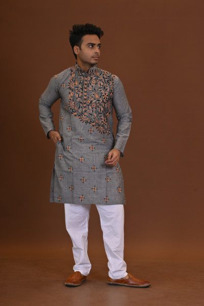 Handloom Kantha Kurta