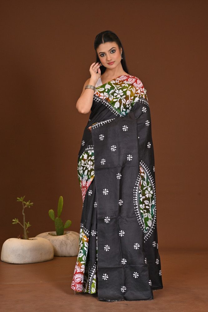 GACHI SILK KANTHA SAREE