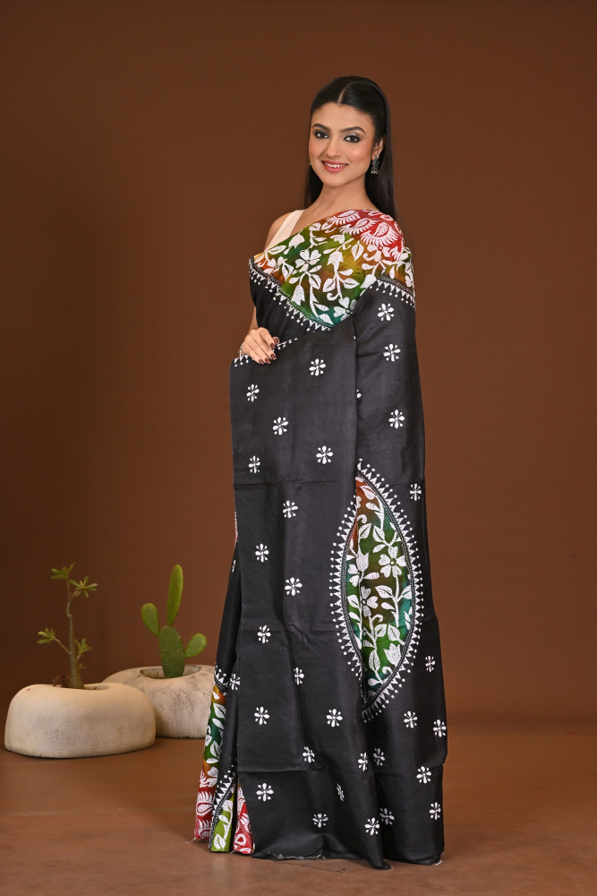 GACHI SILK KANTHA SAREE