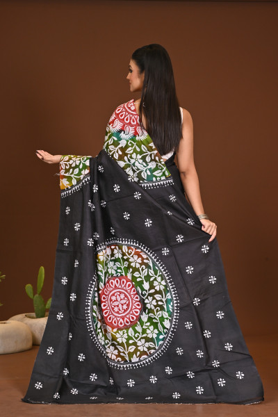 GACHI SILK KANTHA SAREE