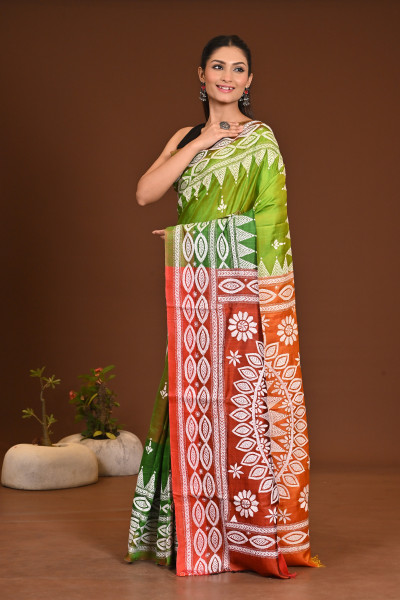 GACHI SILK KANTHA SAREE