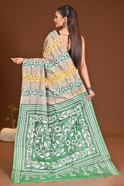 GACHI SILK KANTHA SAREE