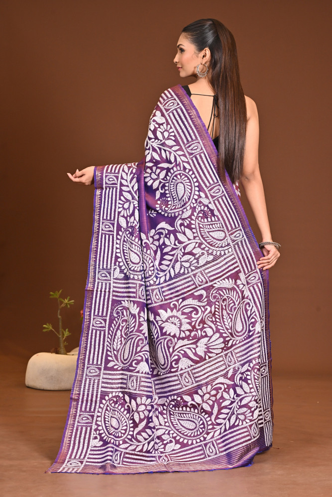 GACHI SILK KANTHA SAREE