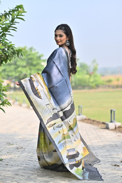 GACHI SILK KANTHA SAREE