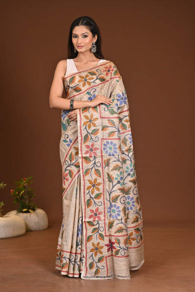 GACHI SILK KANTHA SAREE