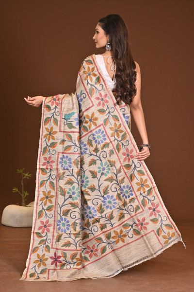 GACHI SILK KANTHA SAREE