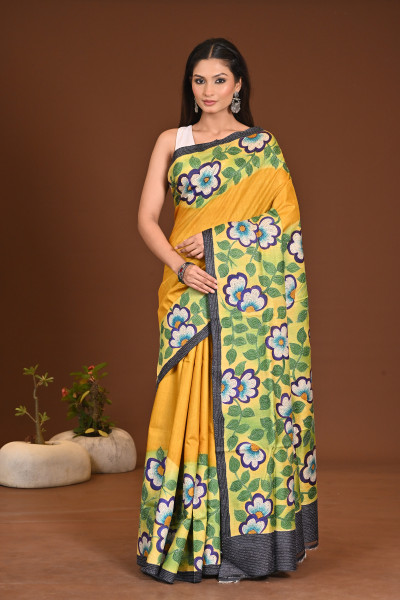 GACHI SILK KANTHA SAREE