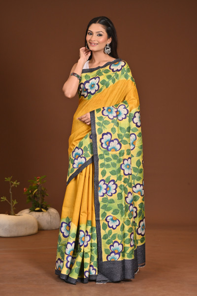 GACHI SILK KANTHA SAREE
