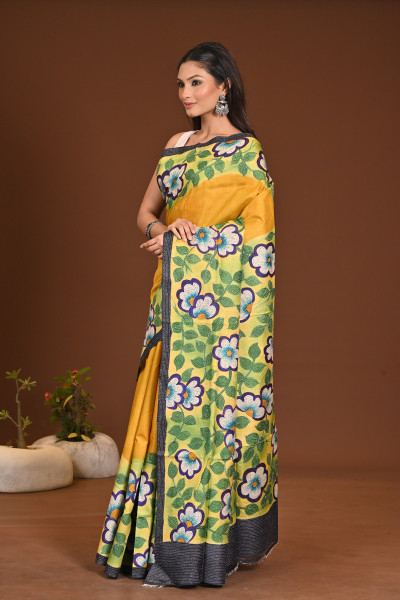 GACHI SILK KANTHA SAREE