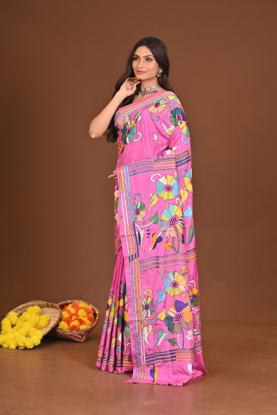 MOHINI BLENDED SILK KANTHA SAREE