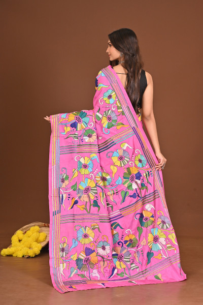 MOHINI BLENDED SILK KANTHA SAREE