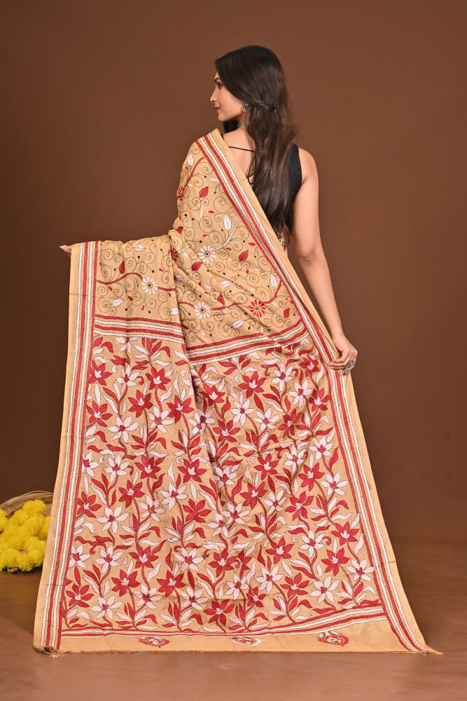 RATNAPRIYA BLENDED SILK KANTHA SAREE