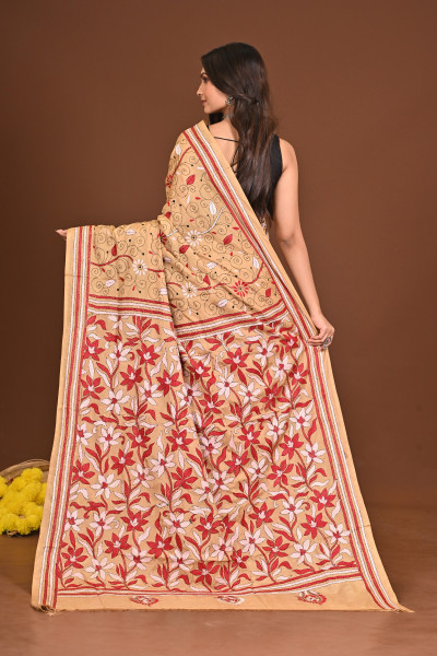 RATNAPRIYA BLENDED SILK KANTHA SAREE