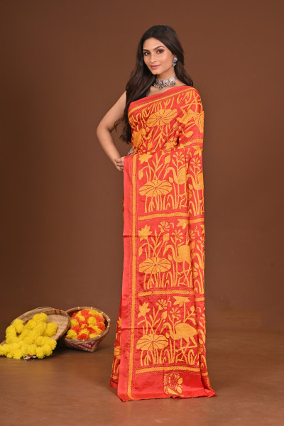 KATYAYANI BLENDED SILK KANTHA SAREE