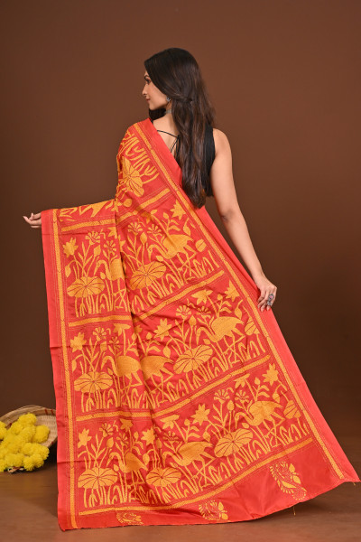 KATYAYANI BLENDED SILK KANTHA SAREE