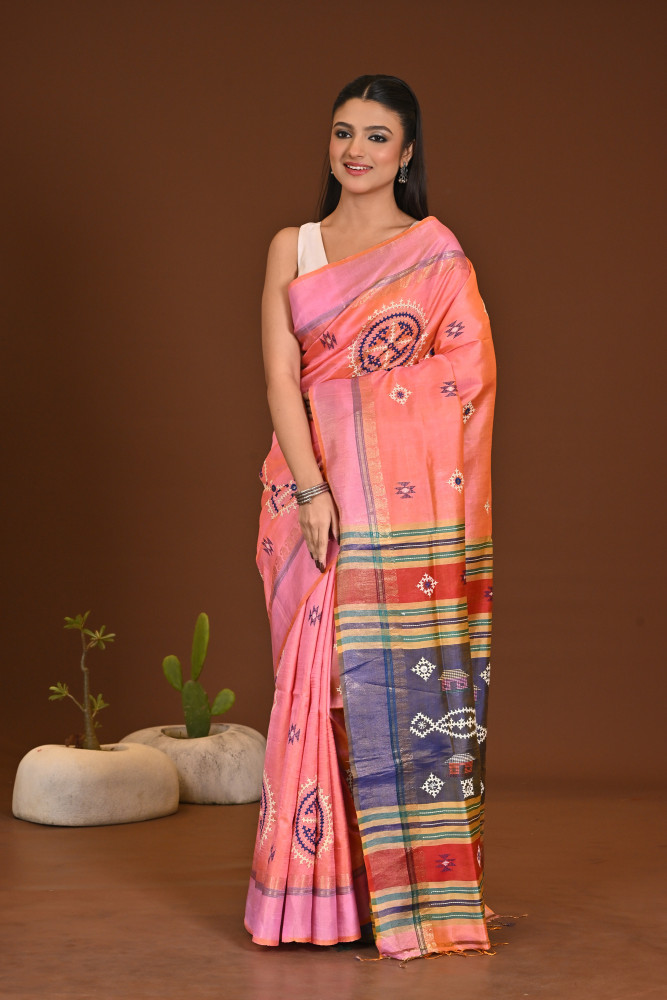 KATAN KALAKHATRA SAREE