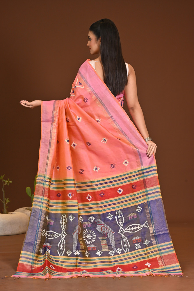 KATAN KALAKHATRA SAREE