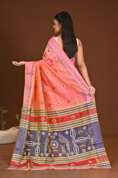 KATAN KALAKHATRA SAREE