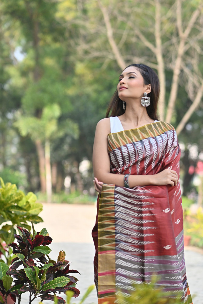 KATKI KATAN KANTHA SAREE