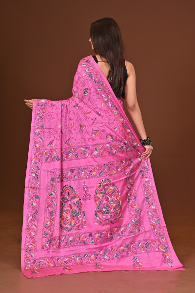 KOMOLINI BLENDED SILK KANTHA SAREE
