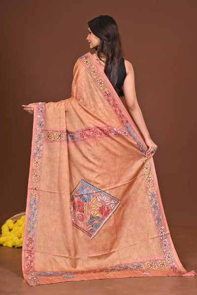 KOMOLSOBHA BLENDED SILK KANTHA SAREE