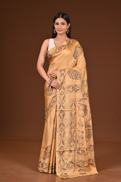 BELENDED SILK KANTHA SAREE