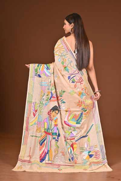 GACHI SILK KANTHA SAREE