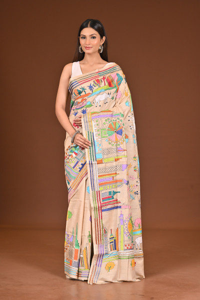 GACHI SILK KANTHA SAREE