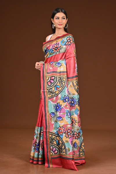 GACHI SILK KANTHA SAREE