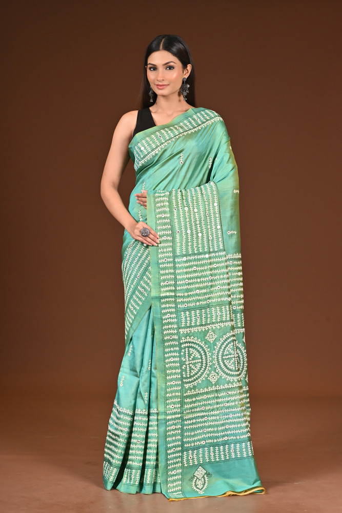 KATAN GUJRATI SAREE