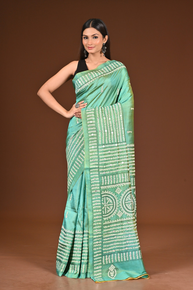 KATAN GUJRATI SAREE