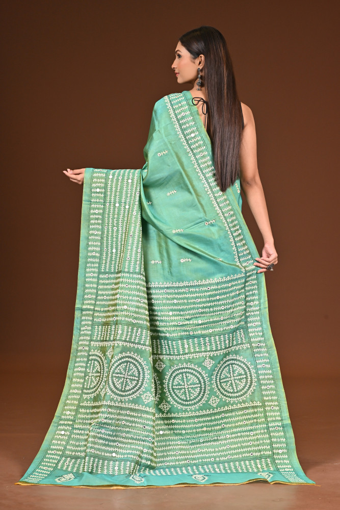 KATAN GUJRATI SAREE