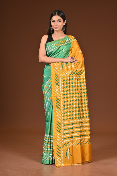 KATAN GUJRATI SAREE