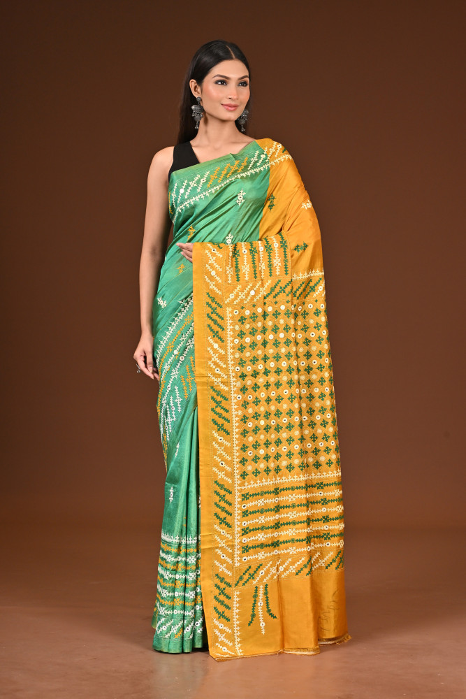 KATAN GUJRATI SAREE