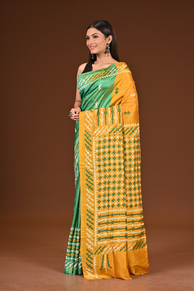 KATAN GUJRATI SAREE