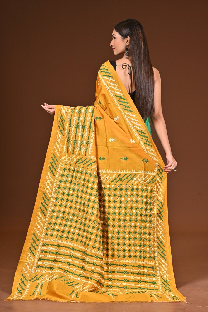 KATAN GUJRATI SAREE