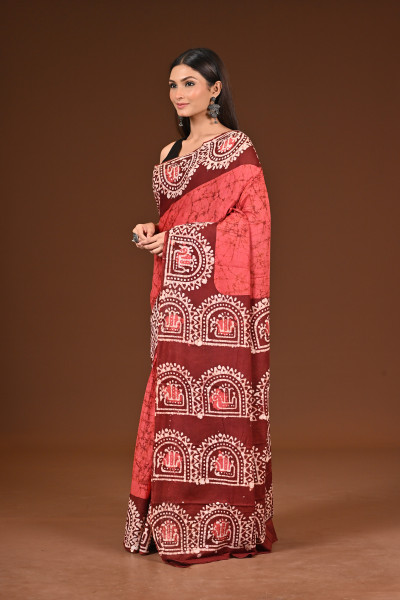 PURE COTTON HAND BATIK SAREE