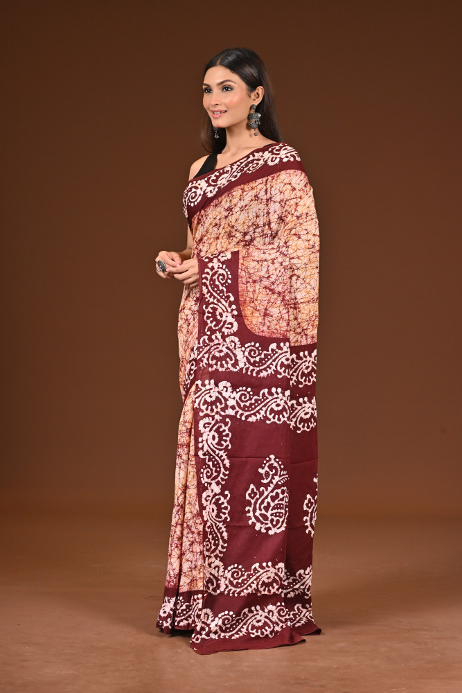 PURE COTTON HAND BATIK SAREE
