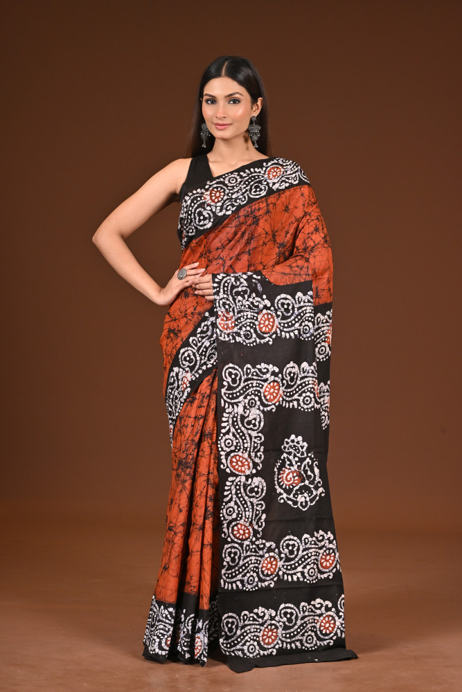 PURE COTTON HAND BATIK SAREE