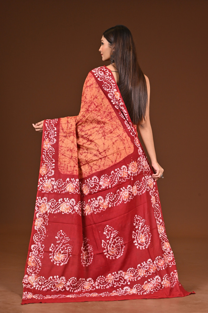 PURE COTTON HAND BATIK SAREE