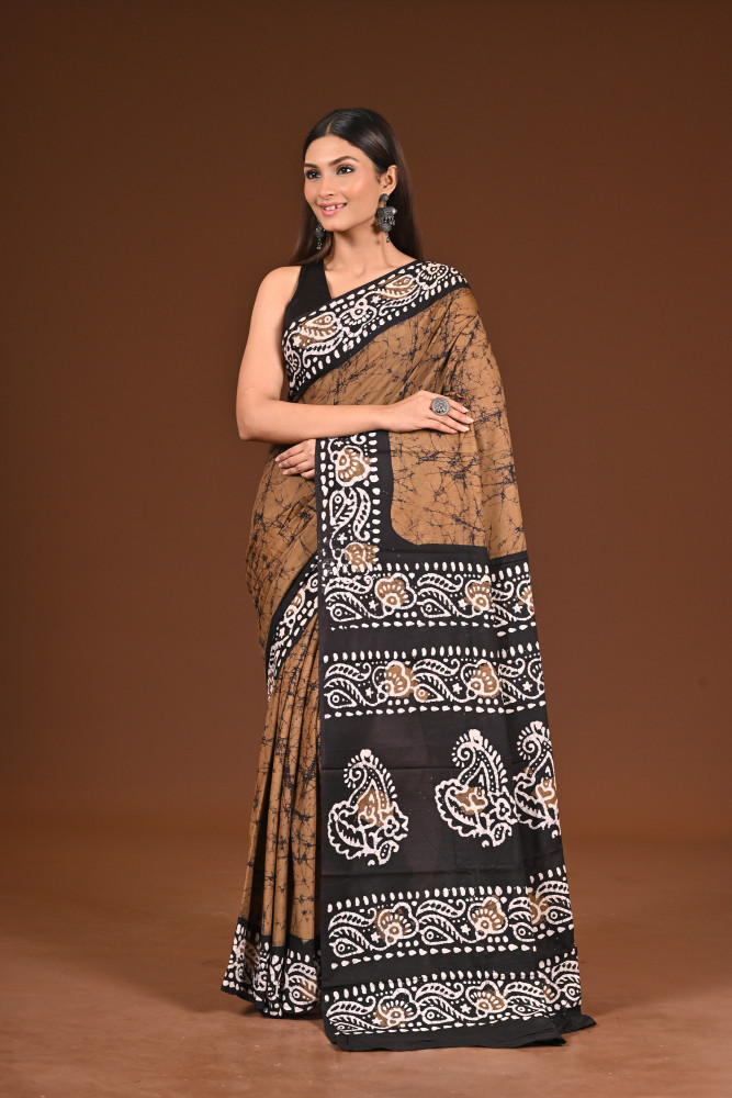 PURE COTTON HAND BATIK SAREE