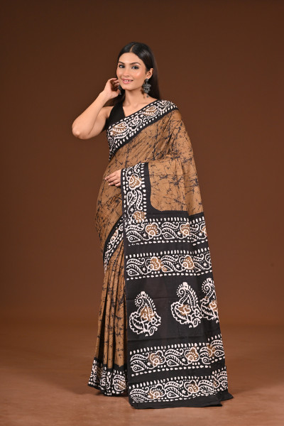 PURE COTTON HAND BATIK SAREE